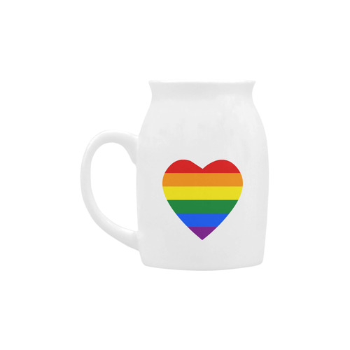 Gay Pride Rainbow Flag Stripes Milk Cup (Small) 300ml