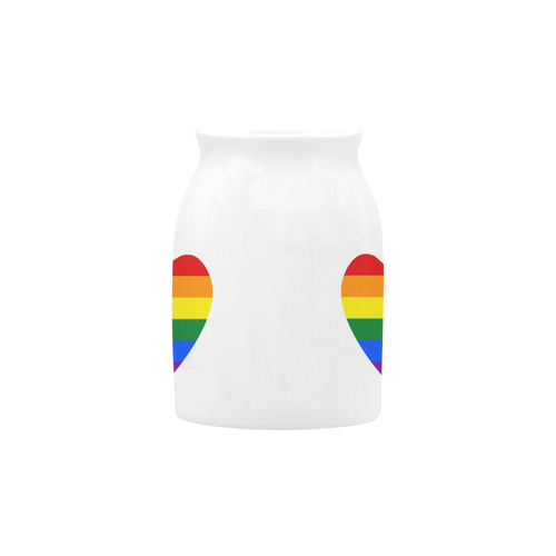 Gay Pride Rainbow Flag Stripes Milk Cup (Small) 300ml