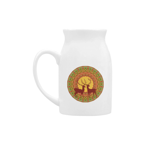Mandala YOUNG DEERS with Full Moon Milk Cup (Large) 450ml