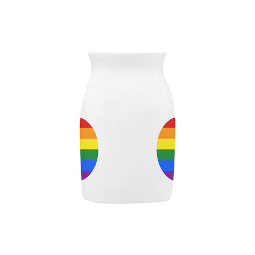 Gay Pride Rainbow Flag Stripes Milk Cup (Large) 450ml