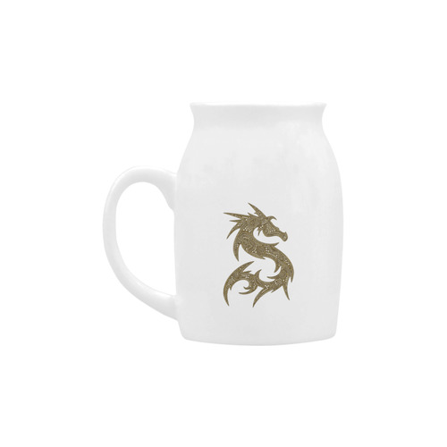 Magic Dragon Contour Antique Gold Milk Cup (Small) 300ml