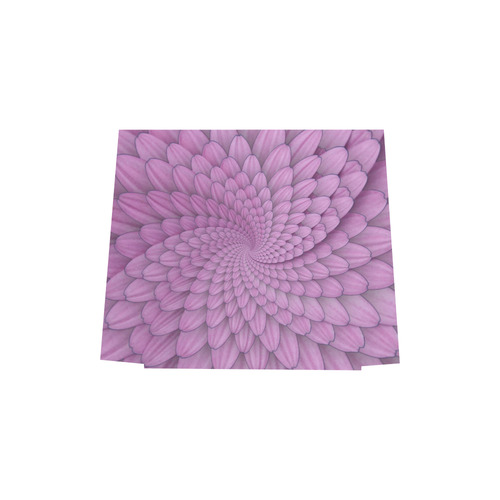 pink flower spiral Euramerican Tote Bag/Small (Model 1655)