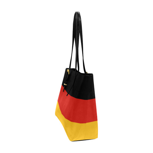 German Flag Colored Stripes Euramerican Tote Bag/Large (Model 1656)