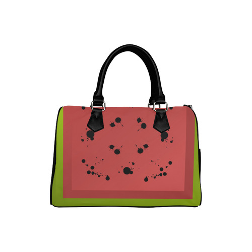 Abstract Watermelon Boston Handbag (Model 1621)