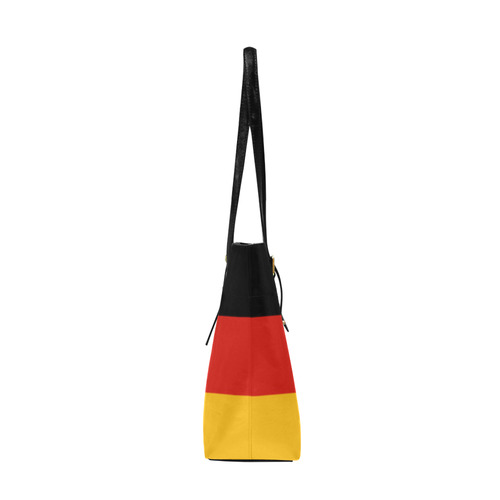 German Flag Colored Stripes Euramerican Tote Bag/Large (Model 1656)