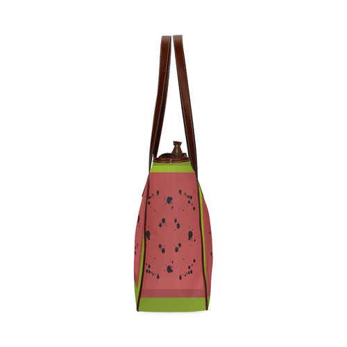 Abstract Watermelon Classic Tote Bag (Model 1644)