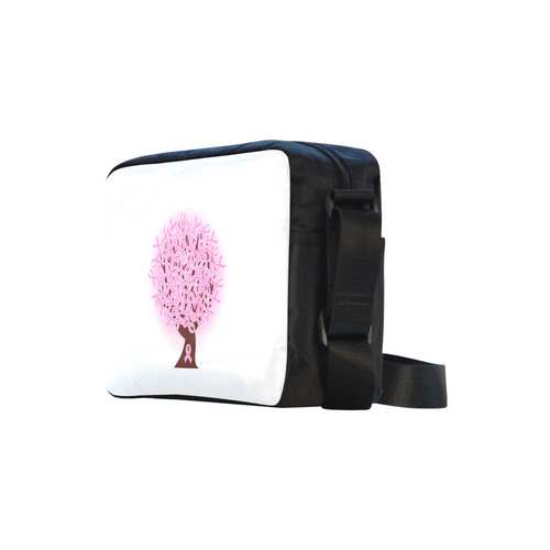 Tree Pink Classic Cross-body Nylon Bags (Model 1632)