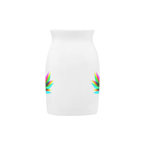 Wild Hemp Leaves - neon colored Milk Cup (Large) 450ml