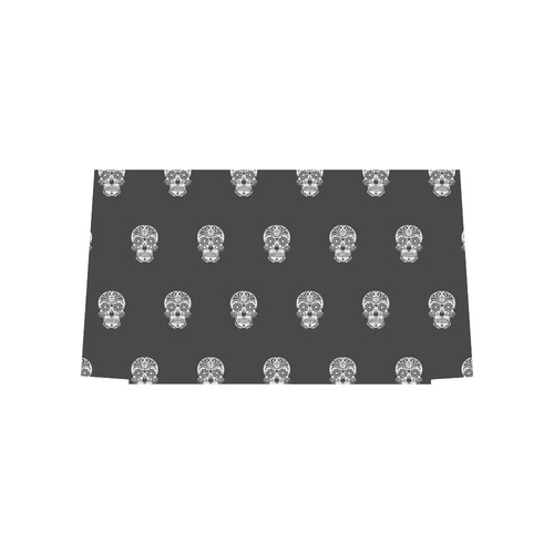 skull pattern bw Euramerican Tote Bag/Large (Model 1656)