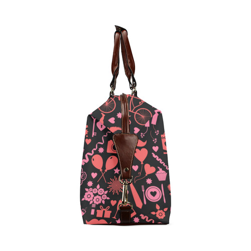 Pink Love Classic Travel Bag (Model 1643) Remake