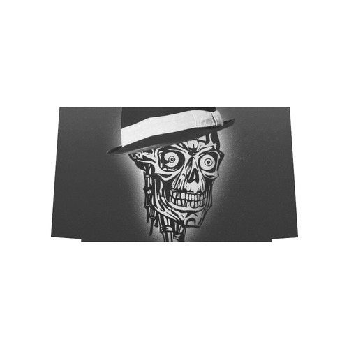 Elegant Skull with hat,B&W Euramerican Tote Bag/Large (Model 1656)
