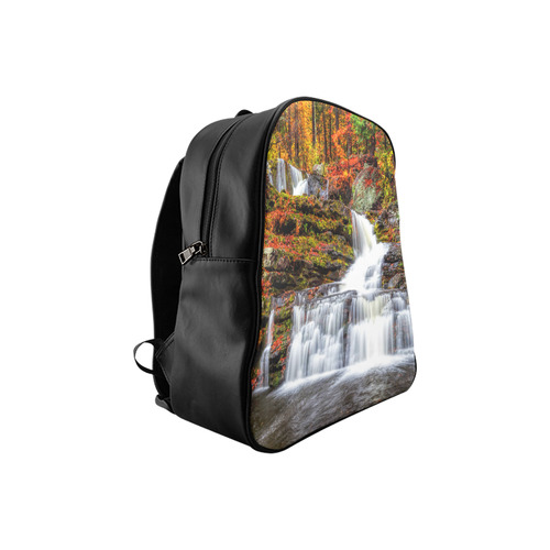 Autumn Waterfall School Backpack (Model 1601)(Small)