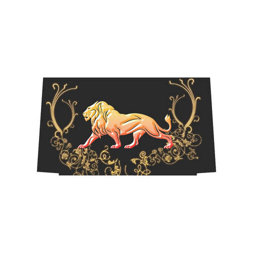 Awesome lion in gold and black Euramerican Tote Bag/Large (Model 1656)