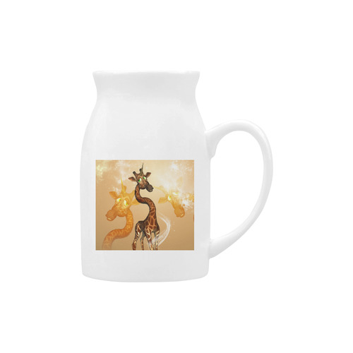 Cute unicorn giraffe Milk Cup (Large) 450ml