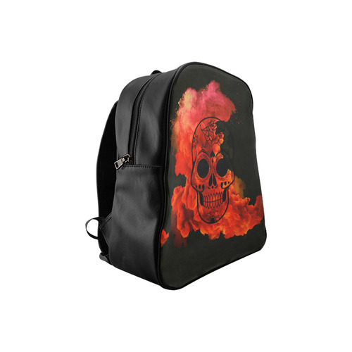 smoky skull D School Backpack (Model 1601)(Small)