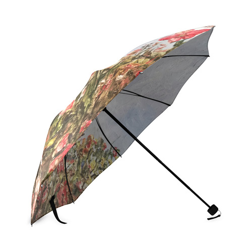 Coral Floral Foldable Umbrella (Model U01)