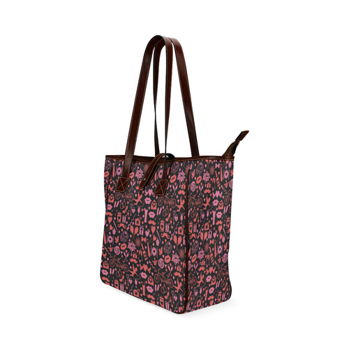 Pink Love Classic Tote Bag (Model 1644)
