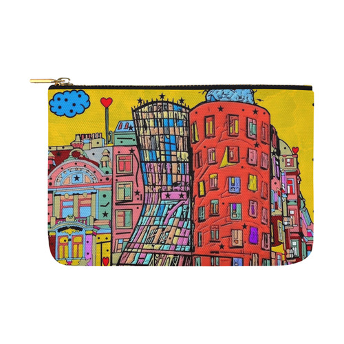 Dancing House Prague by Nico Bielow Carry-All Pouch 12.5''x8.5''