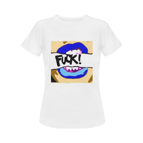 blue fuck II Women's Classic T-Shirt (Model T17）