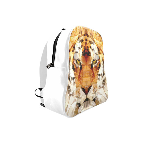 abstract tiger School Backpack (Model 1601)(Small)