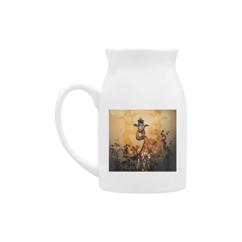 Funny, sweet giraffe Milk Cup (Large) 450ml