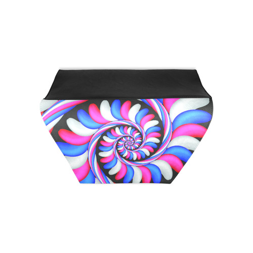 Candy Stripes Fractal Art Clutch Bag (Model 1630)