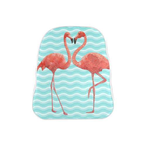 flamingo love School Backpack (Model 1601)(Small)