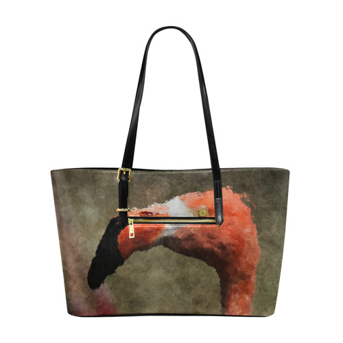 animal art studio 26516 flamingo Euramerican Tote Bag/Large (Model 1656)