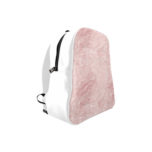 italian Marble, Rafaello Rosa, pink School Backpack (Model 1601)(Small)