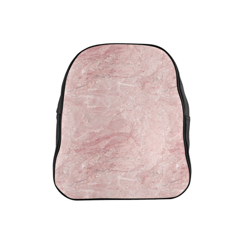 italian Marble, Rafaello Rosa, pink School Backpack (Model 1601)(Small)