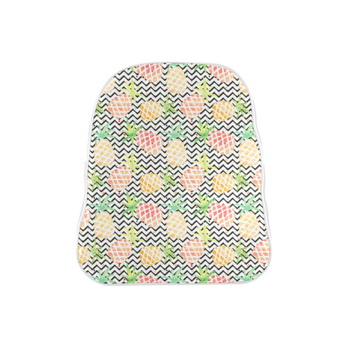 watercolor pineapple School Backpack (Model 1601)(Small)