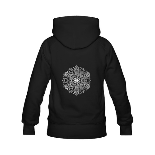 Symbol Ornaments Spring Life Mandala White Men's Classic Hoodies (Model H10)