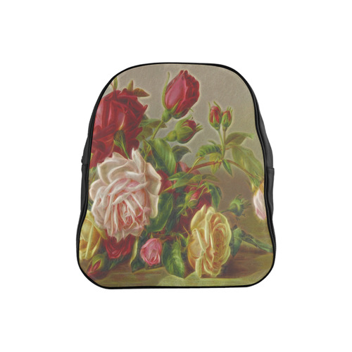 Vintage Roses School Backpack (Model 1601)(Small)