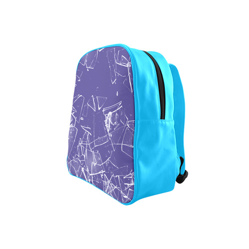 broken glass School Backpack (Model 1601)(Small)