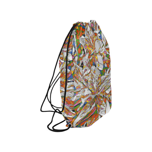 psycho-pop-fun 02C by JamColors Small Drawstring Bag Model 1604 (Twin Sides) 11"(W) * 17.7"(H)