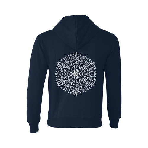 Symbol Ornaments Spring Life Mandala White Oceanus Hoodie Sweatshirt (NEW) (Model H03)