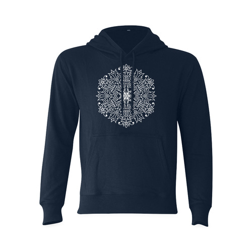 Symbol Ornaments Spring Life Mandala White Oceanus Hoodie Sweatshirt (NEW) (Model H03)