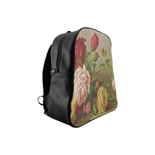 Vintage Roses School Backpack (Model 1601)(Small)