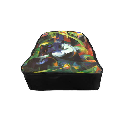 Picture With Cows by Franz Marc School Backpack (Model 1601)(Small)