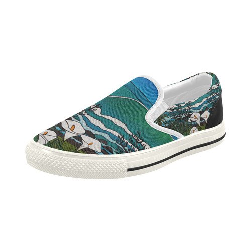 untitled (1 of 1) - Copy Women's Slip-on Canvas Shoes (Model 019)