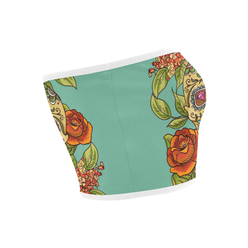 sugar skull Bandeau Top