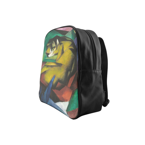 The Tiger by Franz Marc School Backpack (Model 1601)(Small)