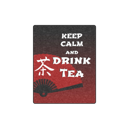 keep calm drink tea - asia edition Blanket 40"x50"