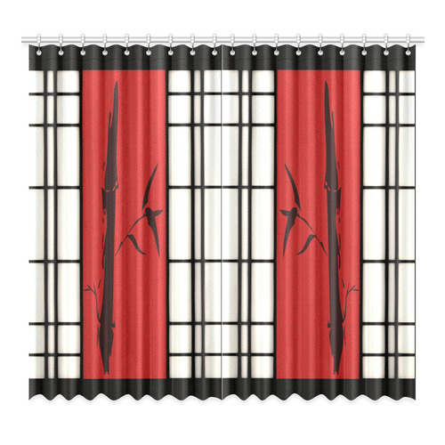 Shoji Bamboo Window Curtain 52 X96 Two Piece Id D1177597