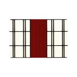 Shoji - red Doormat 24" x 16"