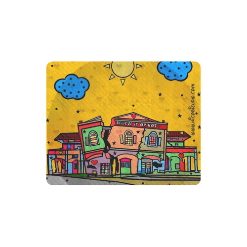 Believe or it not building branson by Nico Bielow Rectangle Mousepad