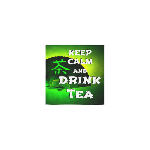 keep calm and drink green tea Square Towel 13“x13”