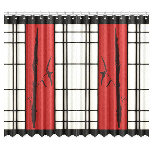 Shoji Bamboo Window Curtain 50 X84 Two Piece Id D1177593