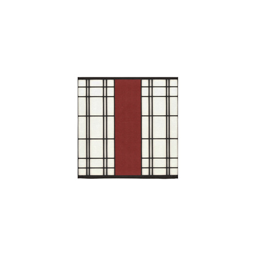 Shoji - red Square Towel 13“x13”