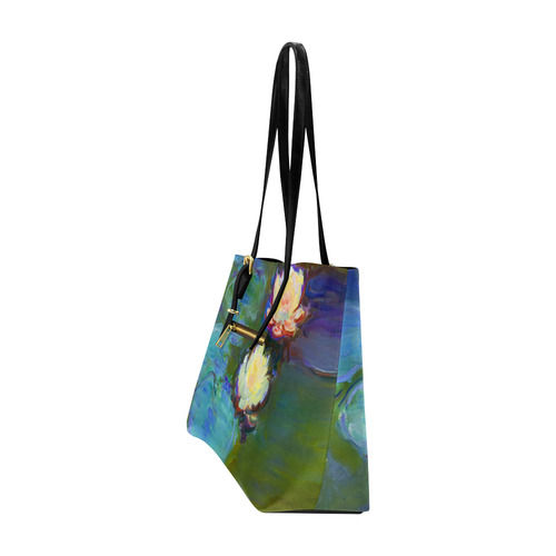 Monet Water Lilies Euramerican Tote Bag/Large (Model 1656)